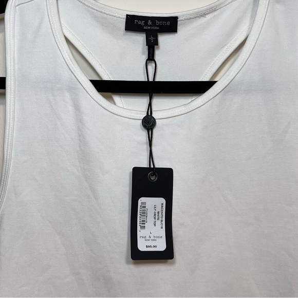 HP 🎉 Rag&Bone Lily Crop Top in color White - Picture 5 of 6